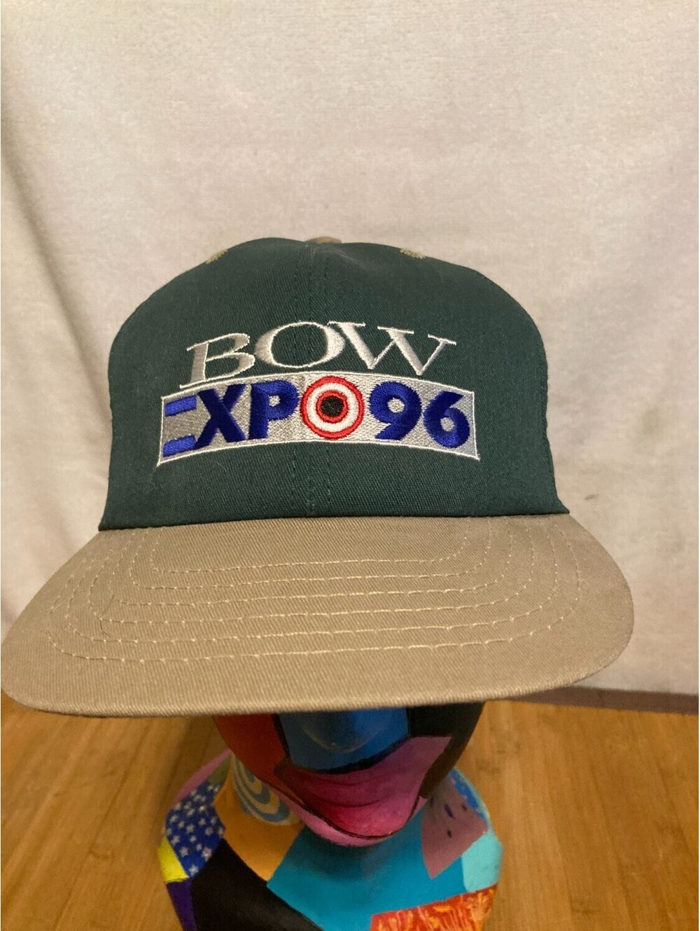 Stylemaster Bow Expo 1996 Snapback Hat 96 Mens OS Green Embroidered Front Logo